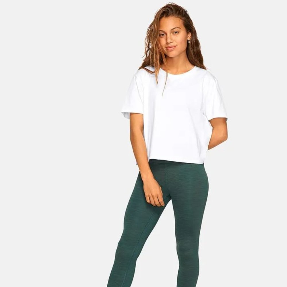 Outdoor Voices White Short Sleeve Tee